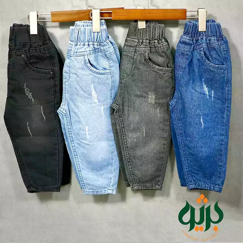 شلوار جین مام استایل بچه گانه