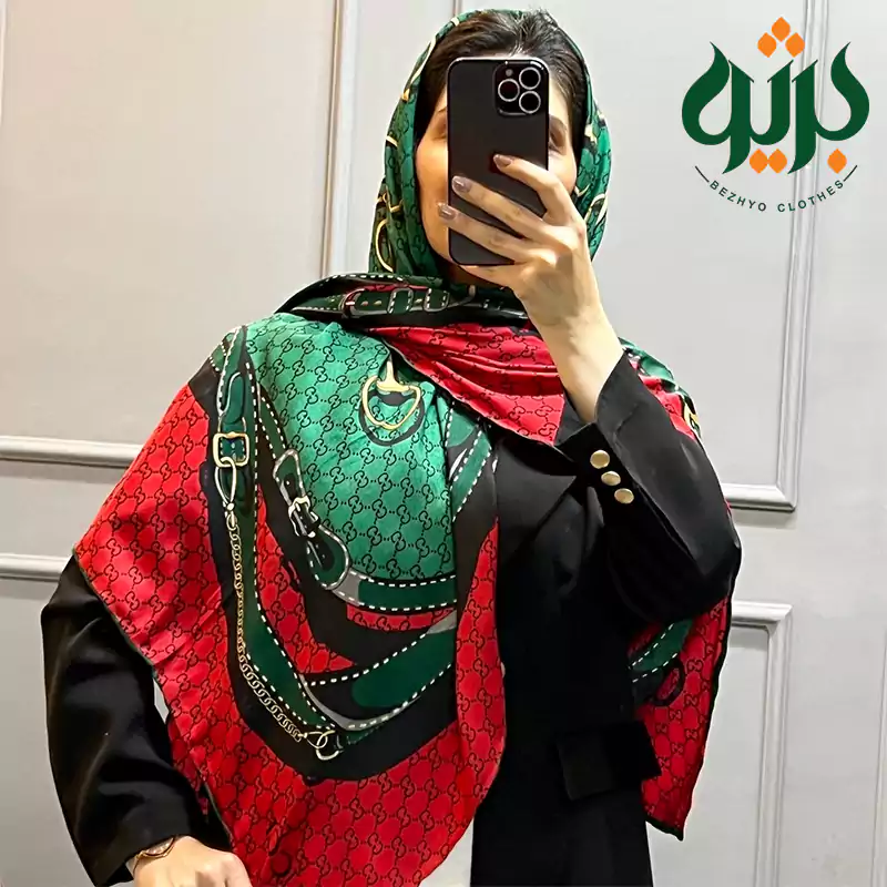 روسری نخی مارک gucci