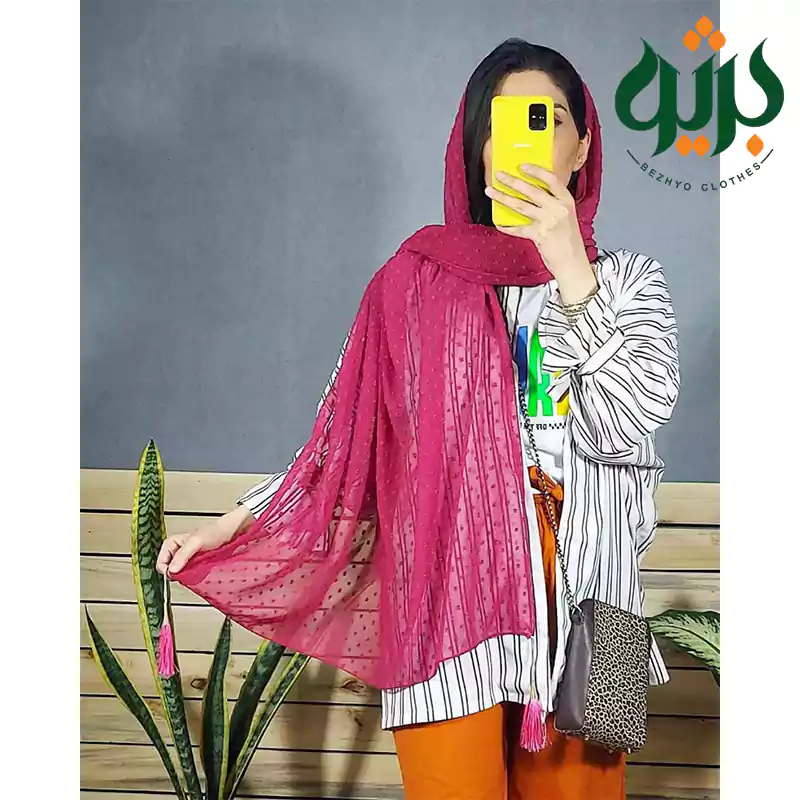 شال اشکی حریر نخ