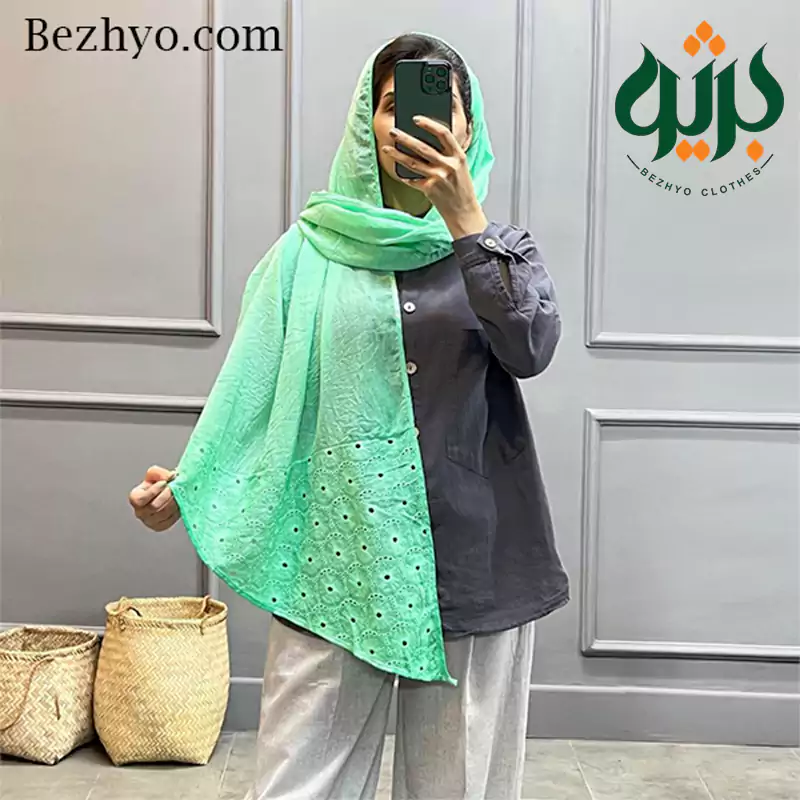 شال سنگشور‌ ماهی وارداتی دور نوار دوزی