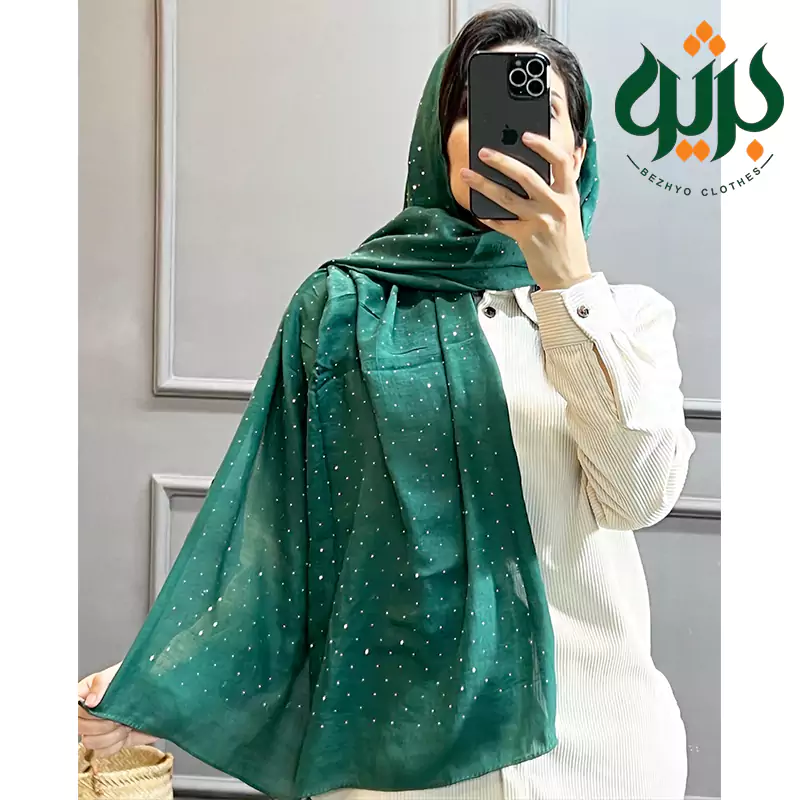 شال نخی مدل اسنک