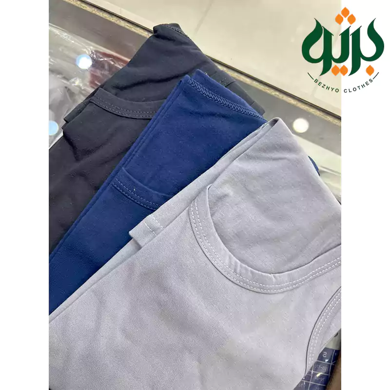 رکابی مردانه رنگی