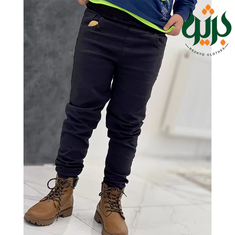 شلوار کتان نوجوان کامل کمرکش