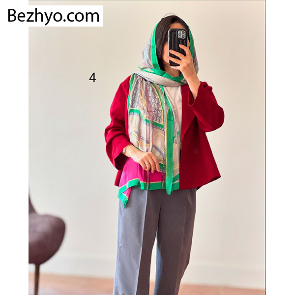 شال ویسکوز ابریشم میله ای برند دیور (کد 19915) حاشیه سبز