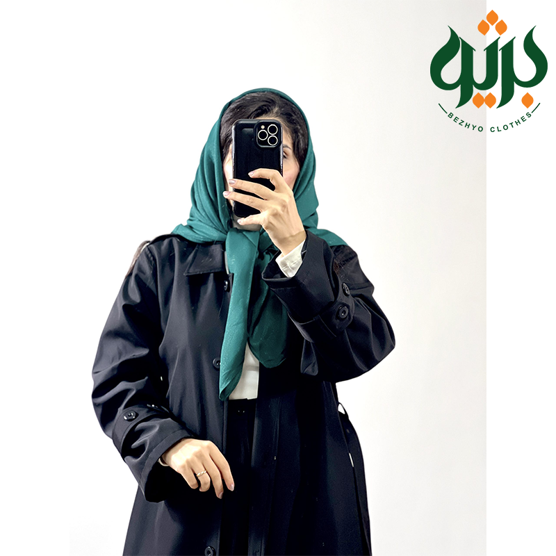 سرخور روسری ساده نخ شاین دار (کد 28636)