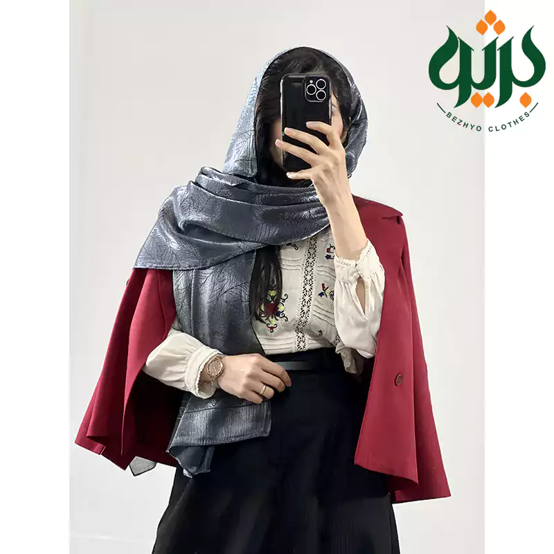 سرخور شال شاین تک رنگ (کد 19951)