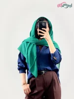 سرخور روسری برشکا طرح اولدمانی (کد 28662)