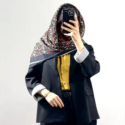 خرید روسری گل ریز وارداتی