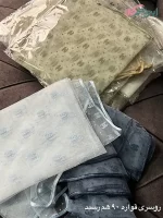 نمای نزدیک روسری توری برند شنل (کد 28665)