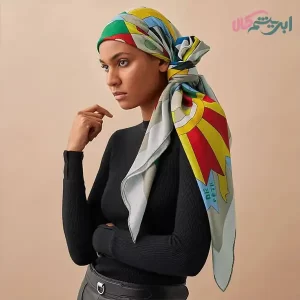 روسری زنانه طرح دار