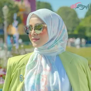 خرید روسری مجلسی رنگ روشن