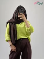 خرید شال ساده برشکا از ابریشم کالا