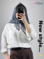 سرخور روسری تور طرح برند گوچی (کد 28668)
