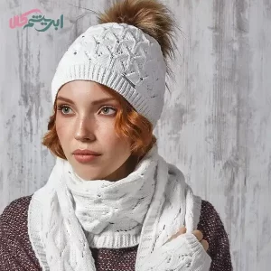 خرید ست کلاه و شالگردن زنانه از ابریشم کالا