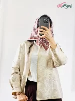 خرید مینی اسکارف حریرنخ طرح دار (کد 28670)