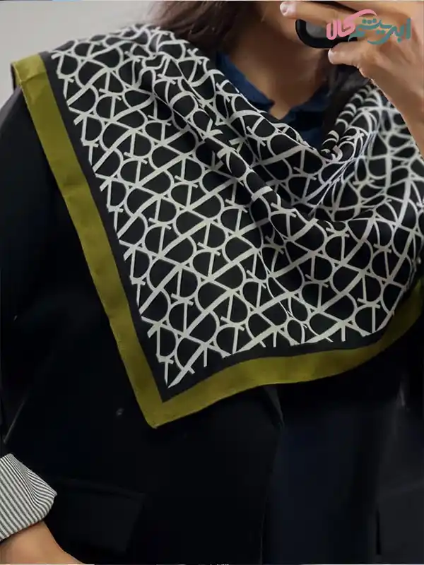 مینی اسکارف نخی طرحدار