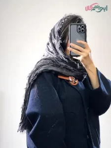شال پاییزه طرح چروک شماره