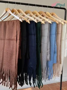 رنگبندی بیگ اسکارف موهر تک رنگ (کد 20002)