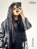 شال تور وارداتی مشکی (کد 20008)