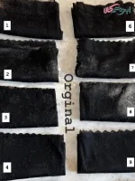 طرح های مختلف شال تور وارداتی مشکی (کد 20008)