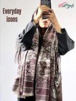 شال کشمیر دیور طرح جنگل (کد 20006)