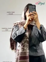 شال کشمیر دیور طرح جنگل