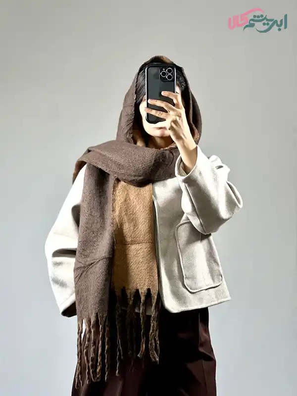 large-mohair-scarf-on-both-sides1 بیگ اسکارف موهر دو رو (کد 20009)