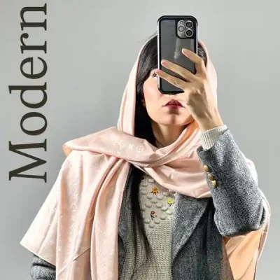 خرید روسری کشمیر لوئیس ویتون (کد 28689)